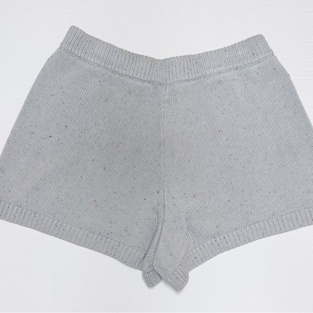 MILLK Women's Gray Knit Shorts (Size: Medium)